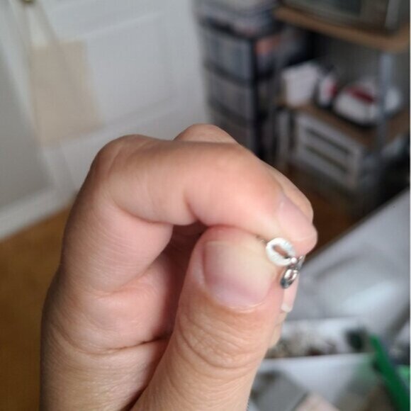 Vintage Boho Sterling Silver Multi Coloured Crystal Stone Flower Necklace - Picture 6 of 15